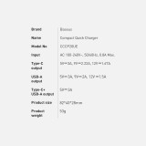 Baseus Ladegerät 20W USB und USB-C (Quick Charge) - Weiss
