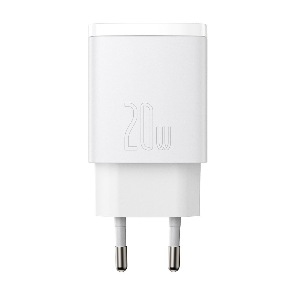 Baseus Ladegerät 20W USB und USB-C (Quick Charge) - Weiss