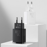 Baseus Ladegerät 20W USB und USB-C (Quick Charge) - Weiss