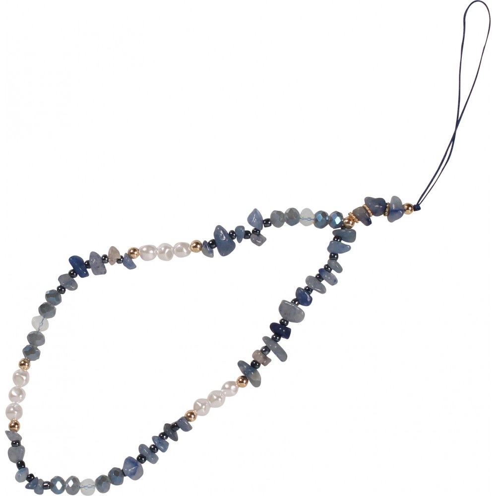 Universal Smartphone Armband Schmuck Charms - N°60 - Kleine Steine Saphir