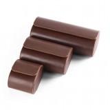 Boîte à montre de luxe et de haute qualité en similicuir et coussin de montre doux - 2 montres - Noir