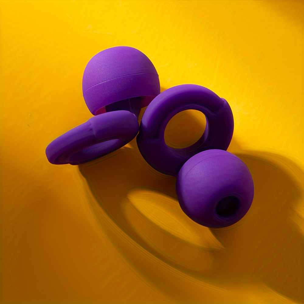 Wiederverwendbare Silikon-Ohrstöpsel Loop (3 Größen) mit Aufbewahrungsetui - Schwarz