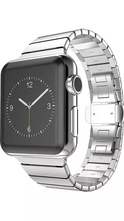 Premium-Vollstahlarmband silber - Apple Watch 38/40/41/42 mm
