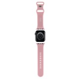 Hello Kitty verstellbares Armband aus Soft-Touch-Silikon mit aufgedrucktem Logo - Rosa - Apple Watch 38/40/41/42 mm