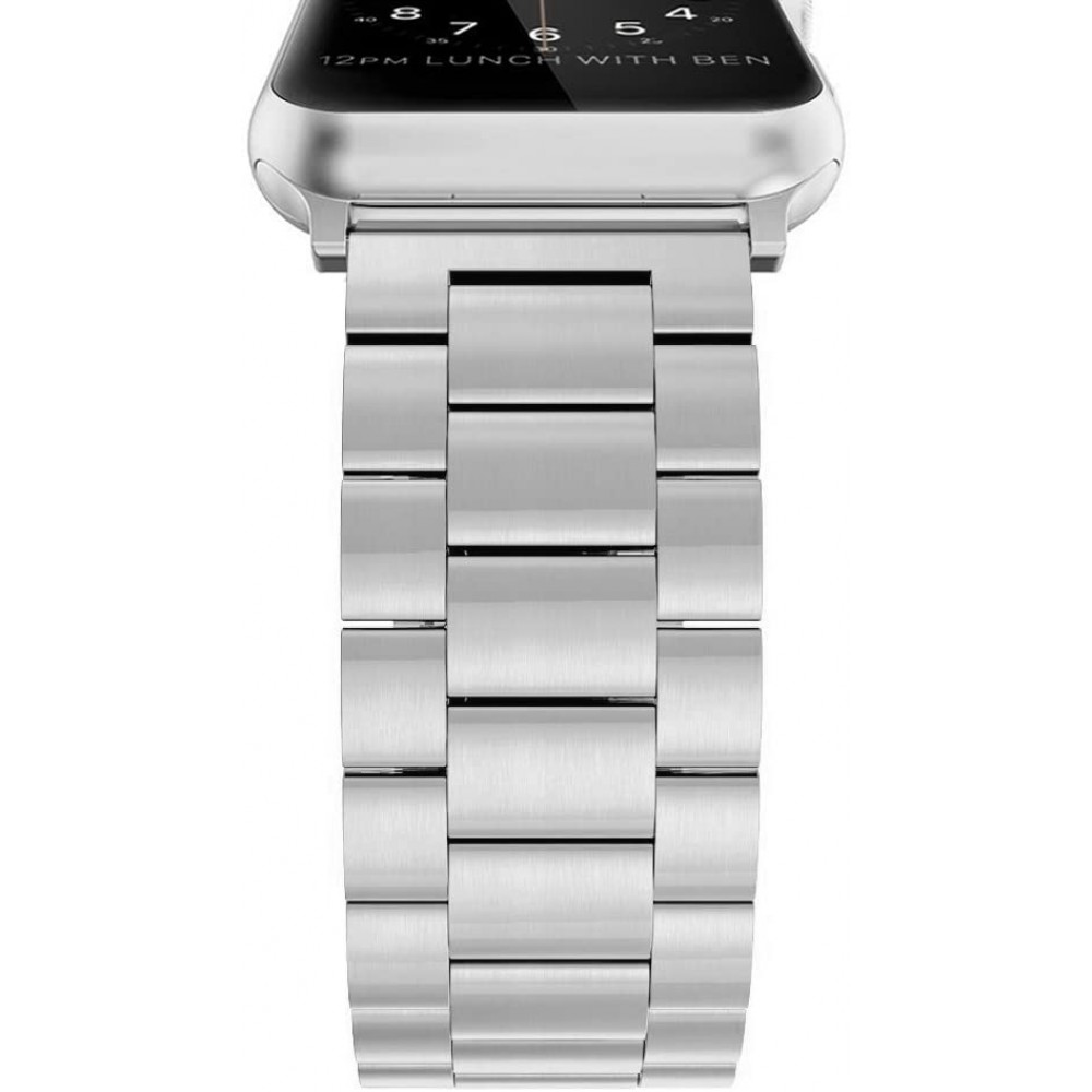 Edelstahl Armband - Zeitlos klassisch und elegant - Silber - Apple Watch 38/40/41/42 mm