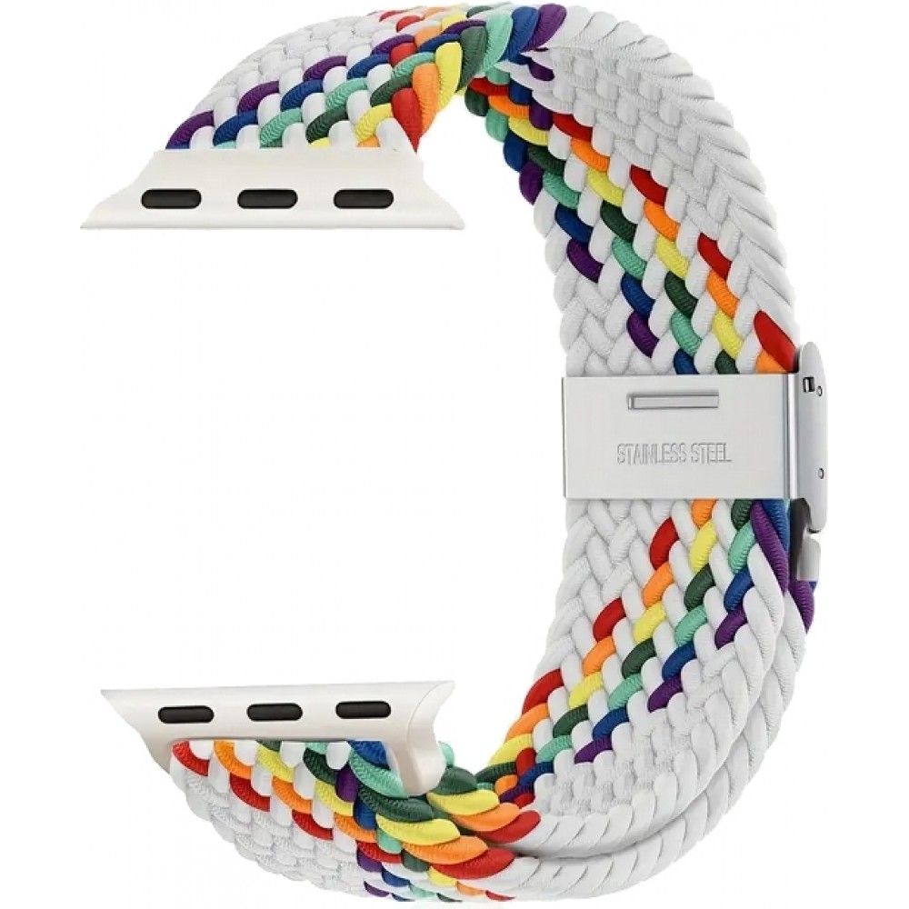 Bracelet en nylon élastique tressé avec des sangles extensibles pour Apple Watch - Multicolor 6 - Apple Watch 44/45/46/49 mm