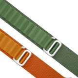 Rugged Nylon Armband wetterfest - Schwarz - Apple Watch Ultra 49 mm