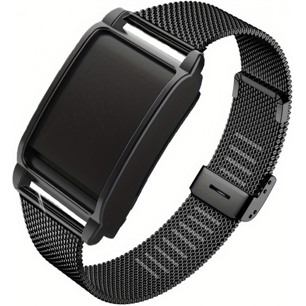 Bracelet milanais élégant en acier inoxydable - Noir - Whoop 4.0