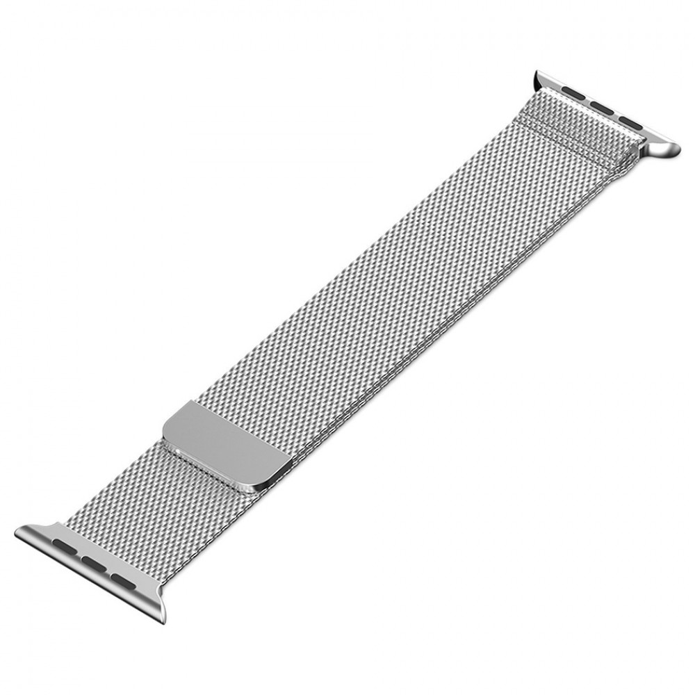 Mailänder Stahlarmband silber - Apple Watch 38/40/41/42 mm