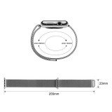 Mailänder Stahlarmband silber - Apple Watch 38/40/41/42 mm