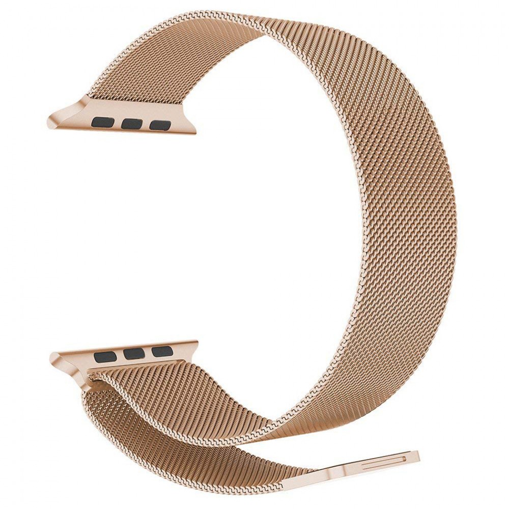 Bracelet milanais en acier or vintage - Apple Watch 38/40/41/42 mm
