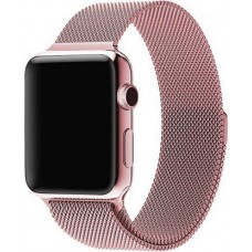 Mailänder Stahlarmband rosa - Apple Watch 44/45/46/49 mm