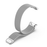 Milanaise-Armband aus Stahl in (Größe L) - Silber - Fitbit Charge 5 / 6