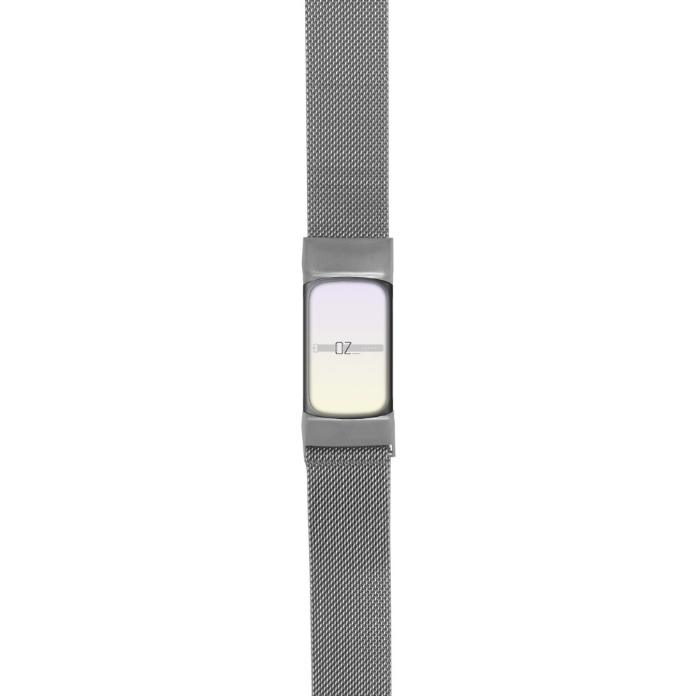 Milanaise-Armband aus Stahl in (Größe L) - Silber - Fitbit Charge 5 / 6