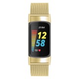 Milanaise-Armband aus Stahl in (Größe S) - Gold - Fitbit Charge 5