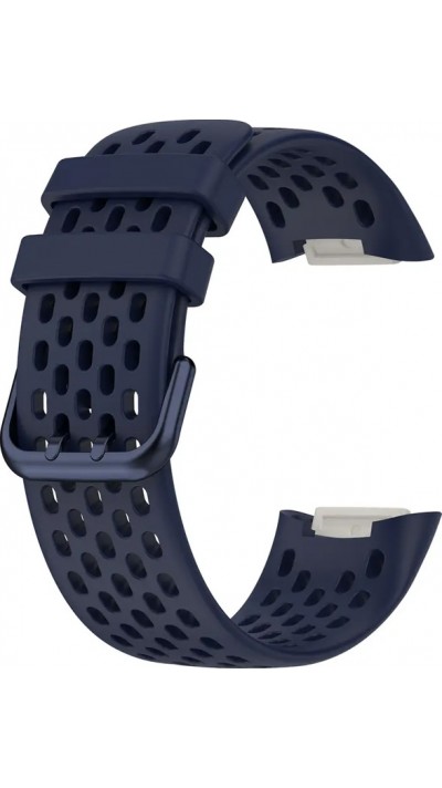 Silikonarmband Fitbit Charge 5 / 6 SPORTY - Universalgrösse - Dunkelblau