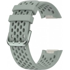 Silikonarmband Fitbit Charge 5 / 6 SPORTY - Universalgrösse - Hellgrün