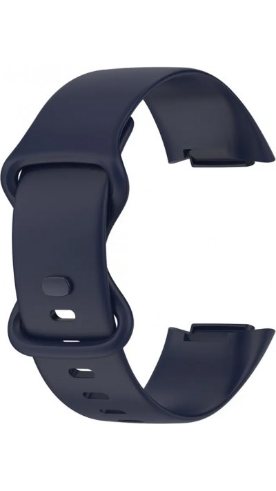 Silikonarmband Fitbit Charge 5 / 6 - Grösse L - Dunkelblau - Fitbit Charge 5 / 6