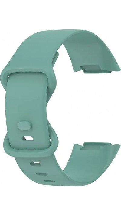 Silikonarmband Fitbit Charge 5 / 6 - Grösse L - Grün - Fitbit Charge 5 / 6