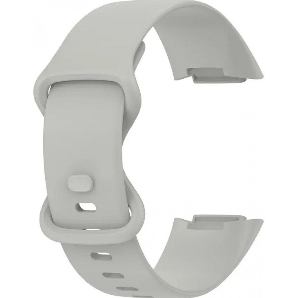 Silikonarmband Fitbit Charge 5 / 6 - Grösse S - Grau - Fitbit Charge 5 / 6