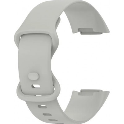 Silikonarmband Fitbit Charge 5 / 6 - Grösse S - Grau - Fitbit Charge 5 / 6
