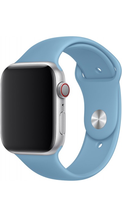Silikon Sport Armband hellblau - Apple Watch 44/45/46/49 mm