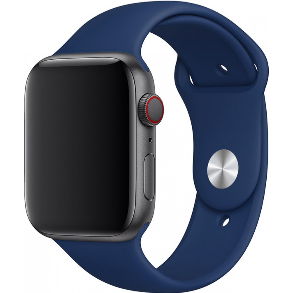 Silikon Sport Armband Dunkelblau - Apple Watch 38/40/41/42 mm