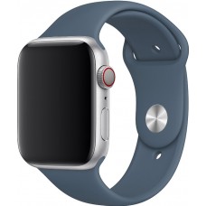 Silikon Sport Armband Blau grau - Apple Watch 44/45/46/49 mm