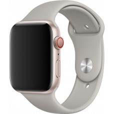 Bracelet sport en silicone gris - Apple Watch 38/40/41/42 mm