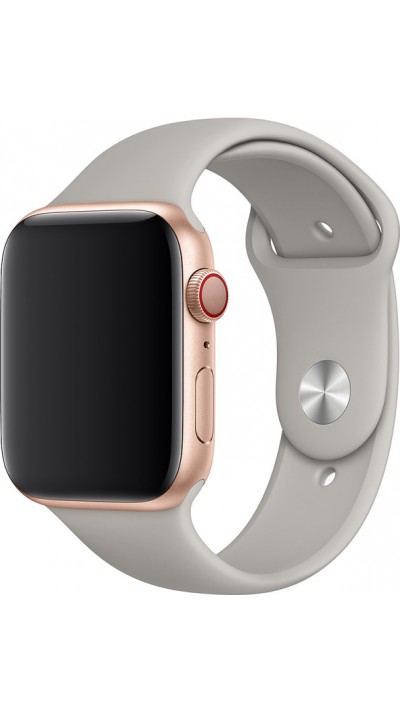 Silikon Sport Armband grau - Apple Watch 44/45/46/49 mm