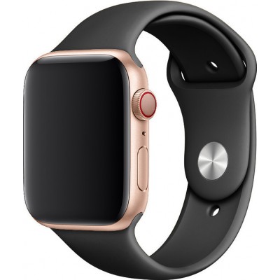 Silikon Sport Armband dunkelgrau - Apple Watch 44/45/46/49 mm