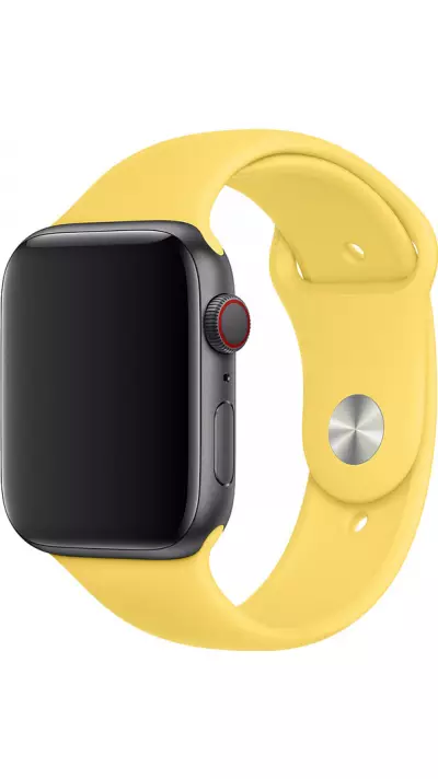 Silikon Sport Armband Gelb - Apple Watch 38/40/41/42 mm