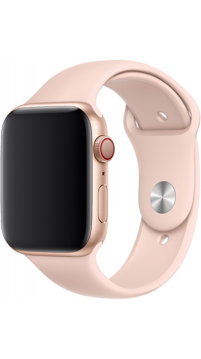 Silikon Sport Armband hellrosa - Apple Watch 44/45/46/49 mm