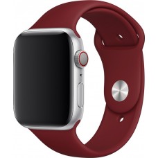 Silikon Sport Armband Roter Burgunder - Apple Watch 44/45/46/49 mm