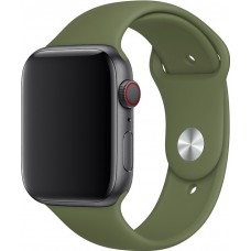 Silikon Sport Armband grünes Khaki - Apple Watch 38/40/41/42 mm