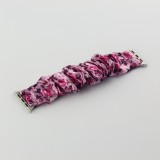 Blumen scrunchies Stoffarmband rosa - Apple Watch 38/40/41/42 mm