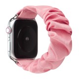 Scrunchie Stoffarmband rosa - Apple Watch 38/40/41/42 mm