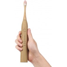 Elektronische Bamboo Zahnbürste eco-friendly inkl. Ladestation + 3 Aufsätze