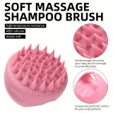 Silikonbürste Kopfhautmassage - Schwarz