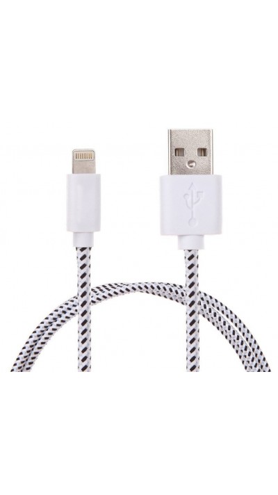 Lightning Kabel Seil weiss iPhone