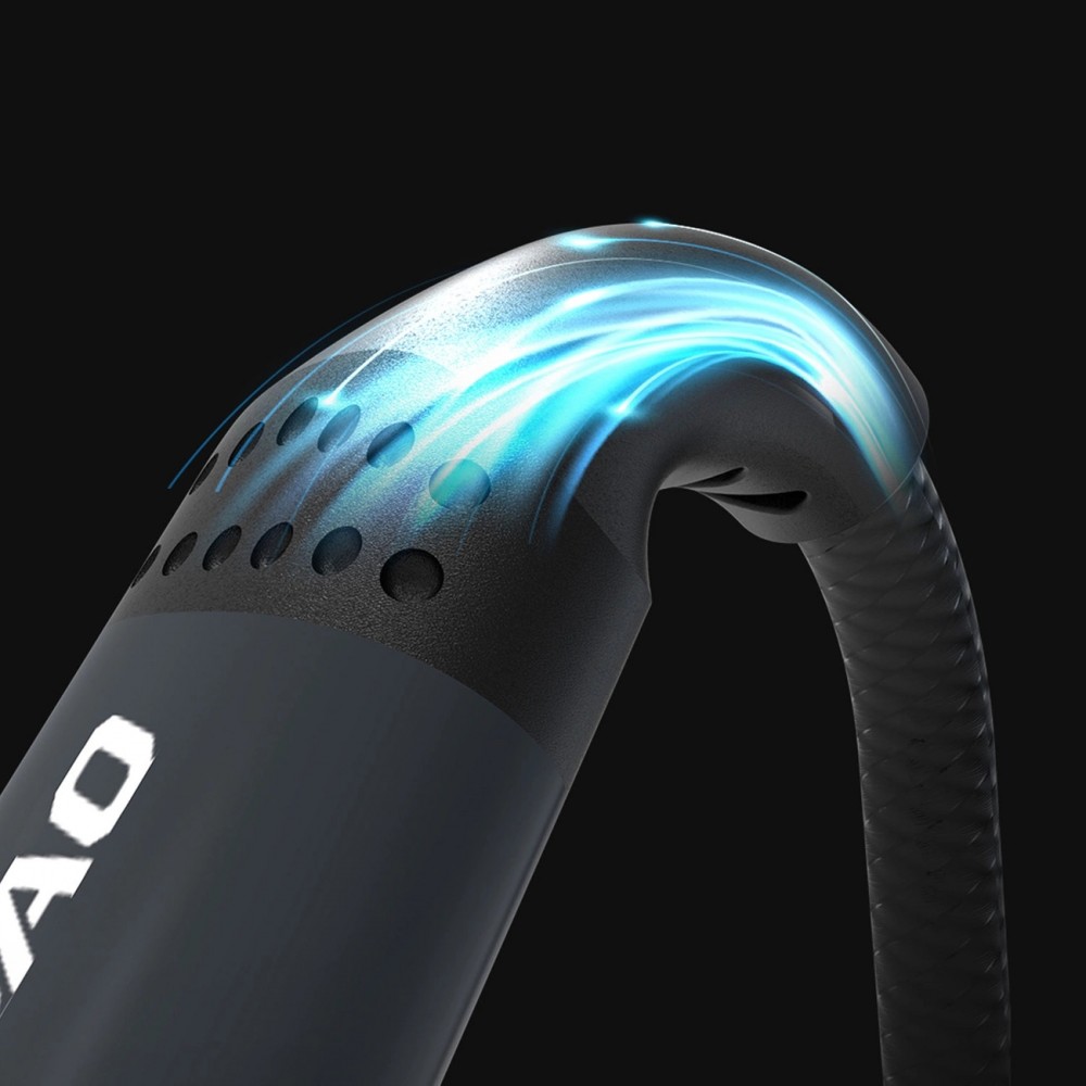 Dudao L3E 3-in-1 Kabel USB-A auf Micro USB + USB-C + Lightning 60W (1,2 m) Schnellladung - Schwarz