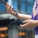 Baseus Golden Loop 3 in 1 ausziehbares Kabel USB - Micro USB / Lightning / USB-C (3.5A) 35cm - 120cm (CAMLT-JH01) - Schwarz