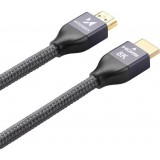 Wozinsky HDMI 2.1 Kabel 8K 60 Hz 48 Gbps / 4K 120 Hz / 2K 144 Hz (1 m) - Silber