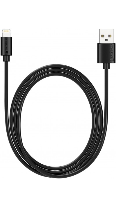 iPhone Kabel (1 m) Lightning auf USB-A - PhoneLook - Schwarz