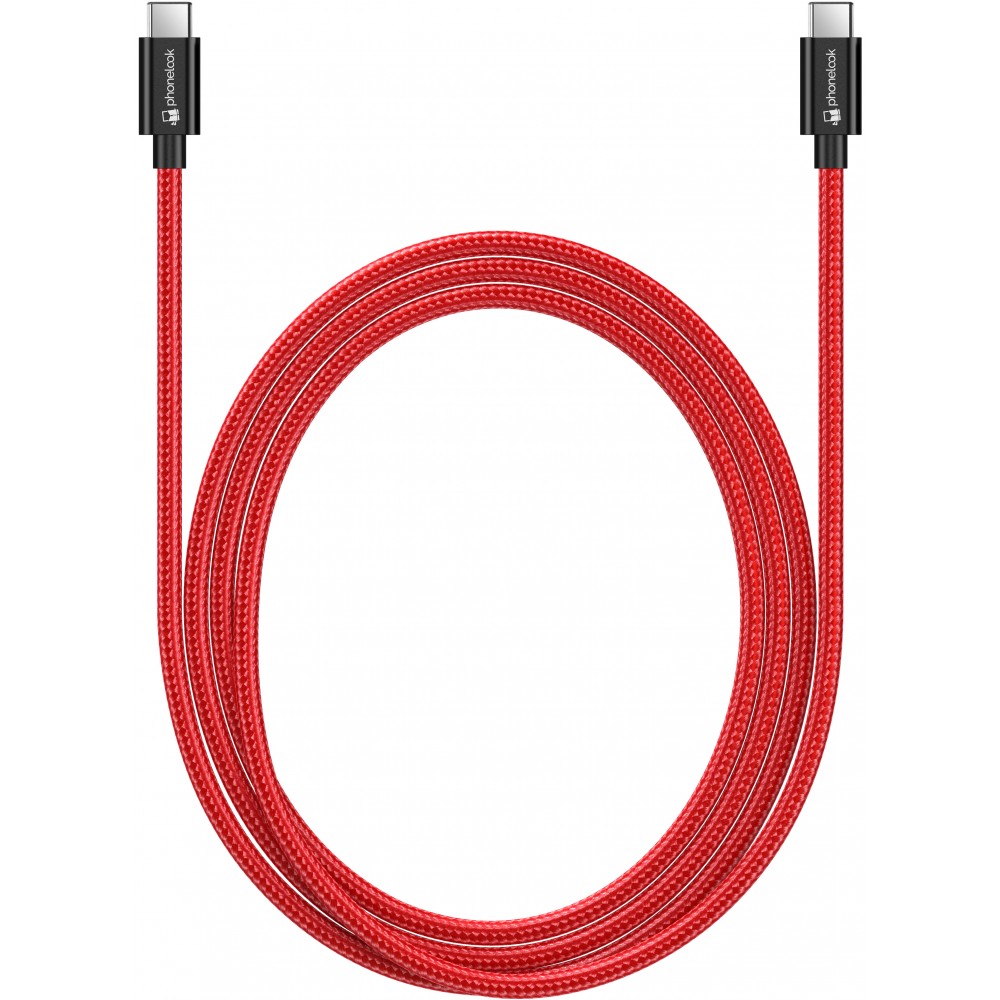Ladekabel (1 m) USB-C auf USB-C - Nylon PhoneLook