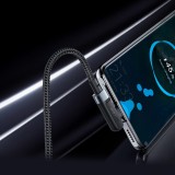 Acefast C5-03 - USB-C zu USB-C Kabel PD QC 100W 5A 480Mb/s (2 m) - Schwarz