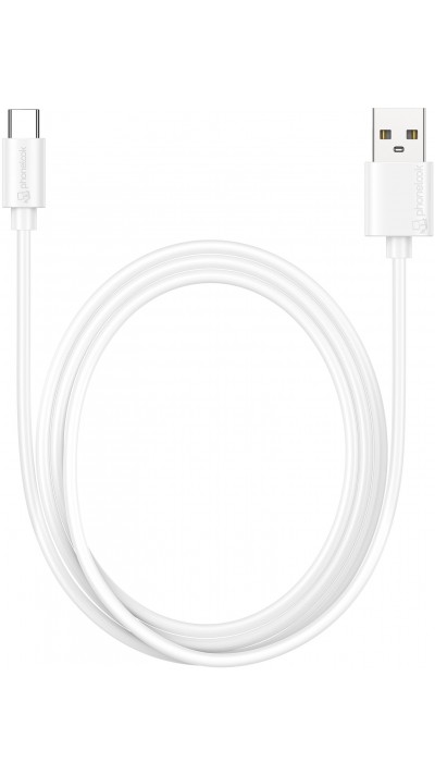 USB-A auf USB-C Ladekabel (1 m) - PhoneLook - Weiss