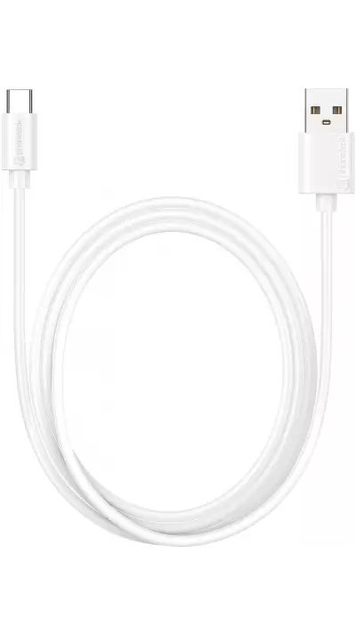 USB-A auf USB-C Ladekabel (50 cm) - PhoneLook - Weiss