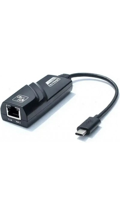 Kurzes USB Type-C zu Ethernet (RJ45) Verbindungskabel LAN Internetkabel Adapter