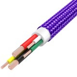 Ladekabel (1.5 m) USB-C auf USB-C - Nylon PhoneLook - Violett